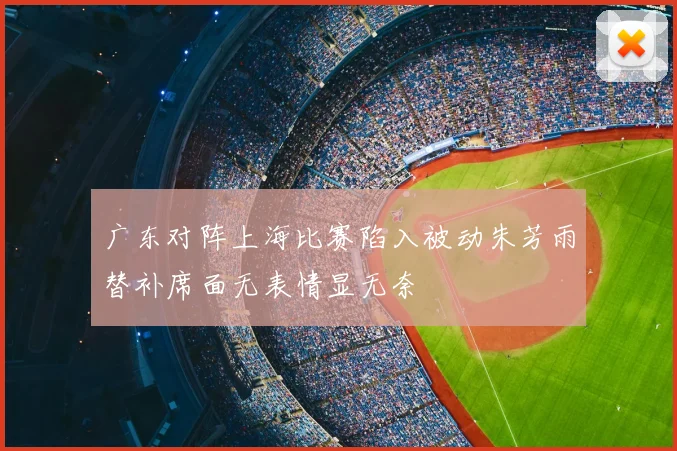 广东对阵上海比赛陷入被动朱芳雨替补席面无表情显无奈